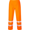 PORTWEST Pants Hi-Vis Traffic Size: S, Color: fluorescent orange