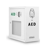 AED Schrank Metall weiß HS 39x39x19cm