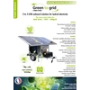 Aggregato-Generatore Accumulatore di energia solare mobile 3 kVA