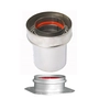 Air-flue chimney adapter DN 60/100 universal for condensing boilers with a plastic adapter