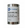 Ακρυλικό χρώμα Akchem Akrysol HS ημί-γυαλιστερό ανοιχτό γκρι7035 RAL 0,75l