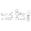 Aksijalni termostatski set bijeli Invena Prov CD-25-B15-S