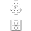 Al/Al clamp,16-120/16-120 SL4.25