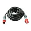 Alargador trifásico de alta potencia 125A aprox. 86kw cable H07RN-F 50 medidores 5G35 con aislamiento de caucho resistente IP67