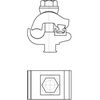 Al/Cu clamp,10-50 Al/2,5-10 Cu SM1.11