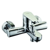 Algeo wall-mounted bath mixer, chrome