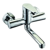 Algeo wall-mounted washbasin mixer, chrome