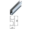 Aliuminio profilis R52 Stumdomas klavišas M8 L:3125mm