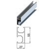 Aliuminio PV profilis R52 Stumdomas klavišas M8 L:3125mm