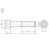 Allen screw M8*35mm