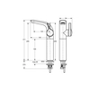 Álló króm mosdócsap Ideal Standard Melange A4266AA