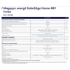 Almacenamiento de energía Batería doméstica SolarEdge 48V 4,6kWh