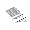 Aluminium ballaststructuur horizontaal 15st op 1 module