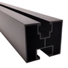 Aluminium PV profiel 40*40 Zeskantschroef L:2200mm zwart