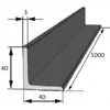 Aluminiumwinkel 40x40x3 1m