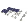 Aluminum ballast structure, horizontally arranged modules with photovoltaic rail