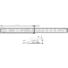 Aluminum flat roof structure – horizontal / ballast structure