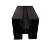 Aluminum profile 40*40 hex screw L:6650mm black