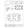 Aluminum profile 80*40 Hexagonal screw L:2200mm