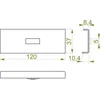 Aluminum profile connector LPAN40 890512