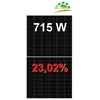 Amerisolar photovoltaic panel AS-8M132N-BHC-715W