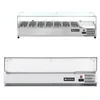 Ampliación refrigerada Vitrina Mostrador 150 Cm 7x Gn 1/4 Hendi 232910