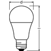 Ampoule LED VALUE CLA 40 5,5W=40W/827 230V FR (mat)E27 470lm