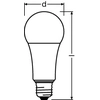 Ampoule LED VALUE CLA 60 13W=100W/827 230V FR (mat)E27 1521lm