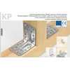 ANGLE BRACKET WITH REINFORCEMENT 90X90X65X2,5 (MM) KP 1