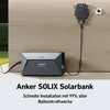 Anker αποθήκευσης ηλιακής ενέργειας SOLIX ηλιακή τράπεζα E1600 για μονάδα παραγωγής ηλεκτρικής ενέργειας σε μπαλκόνι