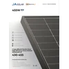 ANO Solární JAM54D40-440/LB 440 Wp skleněný/skleněný solární modul, bifaciální