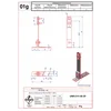 Αντικεραυνική βάση για λαμαρίνα H-130mm. ZS