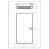 Aparamenta de empotrar MT ONNLINE 3x12 modular IP30 (N+PE) puerta metálica (36 modular)