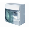 Aparatură de comutare MISTRAL65 usa transparenta 8 modular cu bandă N+PE