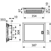 Aparatură de distribuție încasată RPDM 1x14 R ușă metalică N+PE (14) „IDEAline”