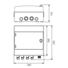 Aparatură fotovoltaică cu descărcător gri Ui 1500VDC RH-8 UV PVx2