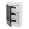 Appareillage AREO en saillie IP40 3X18 Porte fumée blanche