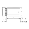 Appareillage de commutation en saillie 12 modulaire (1x12) IP40 Viko Panasonic porte blanche