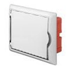 Appareillage encastré1x8 modulaire blanc IP40 en ligne