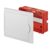 Appareillage encastré1x8 modulaire blanc IP40 en ligne