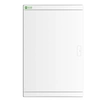 Appareillage multimédia en saillie ELEGANT 3x12 blanc IP40