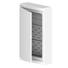 Appareillage multimédia en saillie ELEGANT 3x12 blanc IP40