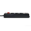 APPIO Prodlužovací kabel 3m - 2x USB + 3 x zásuvka 230V - Černá