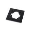 APPIO Rámeček zásuvkový jednonásobný skleněný - černý