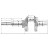 Arbore cotit Loncin LC2P77F PIESA ORIGINALA