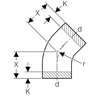 Arco lungo PE d200/45st.