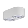Argun Ceiling light, dimmable, LED 2x4.8W Matte White / Brushed Aluminum