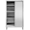 Armadio Catering Professionale in Acciaio Inox 2-drzwiowa 120x50x200cm