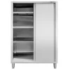 Armadio Catering Professionale in Acciaio Inox 2-drzwiowa 120x60x180cm