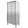 Armadio Catering Professionale in Acciaio Inox 2-drzwiowa 80x50x200cm